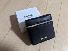 Chanel Lip Case with Mirror 9 8.5 2.5cm hold 4 lips w/Box w/Black chain:110cm 
