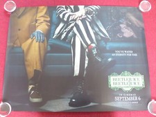 BEETLEJUICE BEETLEJUICE - A UK QUAD ROLLED POSTER MICHAEL KEATON W. RYDER 2024
