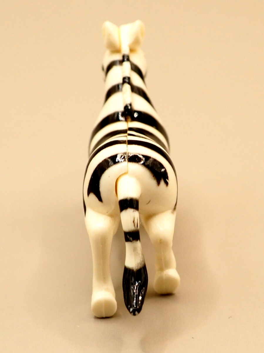 Zebra Chupa Chups Jungle Land Plastic Toy Figure From Japan K956
