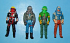 Vintage Kenner M.A.S.K. Action Figures Lot Of 4 Figures with Masks bundle