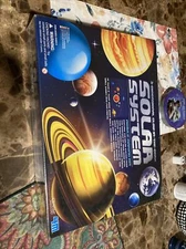 SOLAR SYSTEM MOBILE 3- DIMENSIONAL GLOW IN THE DARK SHIPS DAILY -SEALED