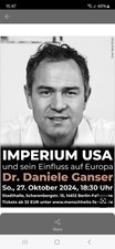 2 x Tickets für 40,00 Euro Veranstaltung Dr. Daniele Ganser In Berlin Falkensee 