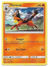 Torracat 16/73 Common Shining Legends Pokemon Card NM-Mint