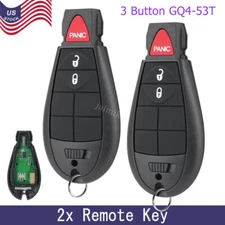 2 Replacement For 2013 - 2018 Dodge Ram 1500 2500 Remote Control Key Fob GQ4-53T