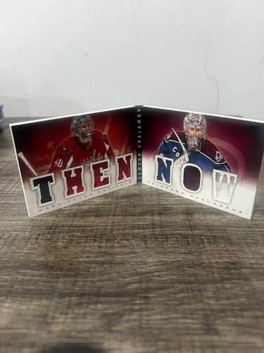 2013-14 Panini Playbook Then and Now Jerseys #TNSVA Semyon Varlamov - Picture 3 of 3