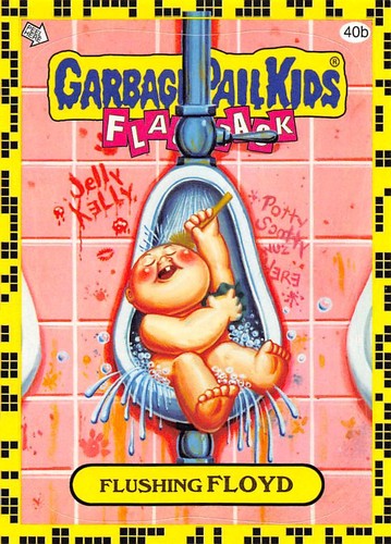 GARBAGE PAIL KIDS 2011 FLASHBACK SERIES 2 PICK-A-CARD YELLOW BASE STICKERS TOPPS - Picture 160 of 321