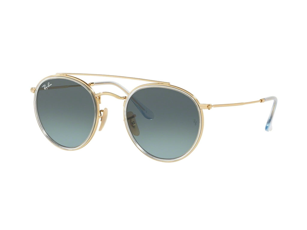 Sunglasses Ray-Ban RB3647N Round Double Bridge 9123/3m 51 Gold
