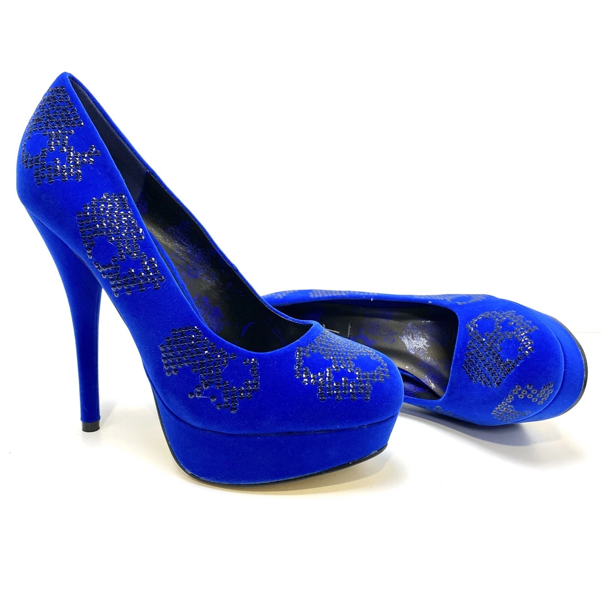 Cobalt blue high best sale heels