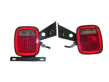 GROTE 5370 5371 TRUCK LEFT RIGHT TAIL LIGHTS DUMP TRUCK TRAILER FORD w/ PLUGS