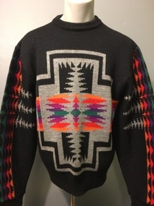 mens navajo cardigan