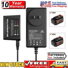 Replacement Max Fast Charger LCS40 For Black and Decker 40V Max Lithium Battery