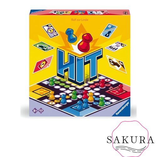 Ravensburger - Hit Game! Gioco Da Tavolo Per Bambini 8+ Anni | 2-4 Giocatori, Partite Rapide | Edizione Italiana - 2