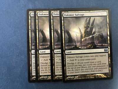 MTG 4X FUTURE SIGHT DAKMOR SALVAGE NM MAGIC THE GATHERING UNCOMMON