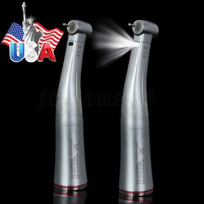 Dental 1:5 Increasing Contra Angle Optic LED Handpiece Fit For NSK Electric Moto