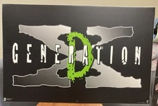 D Generation X WWF DX 22”x34” Norman James Corp Foam Board Poster VERY RARE 1998