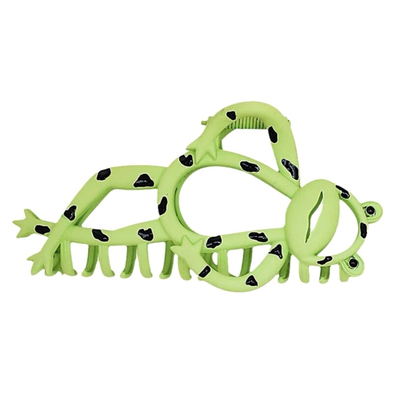 Funny Frogs Metal Hair Claw Clips Non-Slip Strong Hold Barrette Hair Accessories