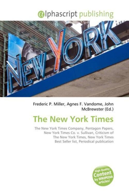 Frederic P. Miller (u. A.) | The York Times | Taschenbuch | Englisch