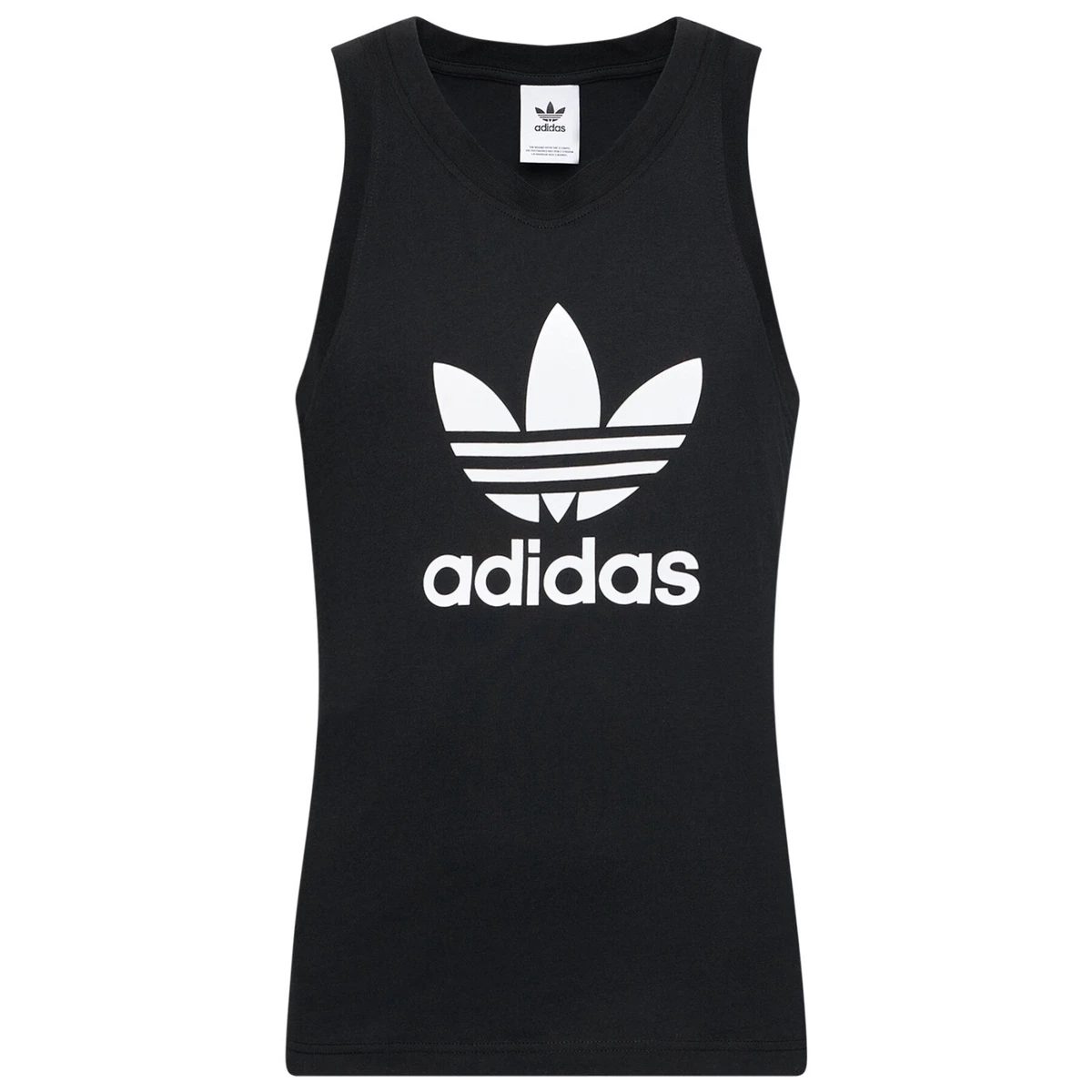 Black and white store adidas tank top