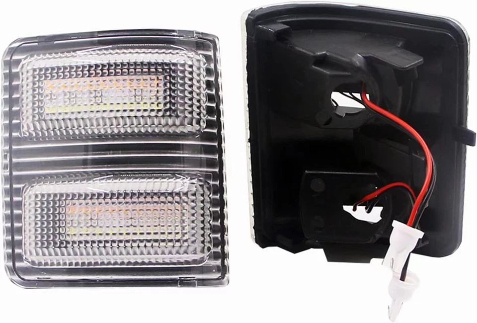2 PIEZAS LED Luces de señalización de espejos laterales para 08-16 Ford F250 F350 F450 F550 Super Duty Foto 4 de 4