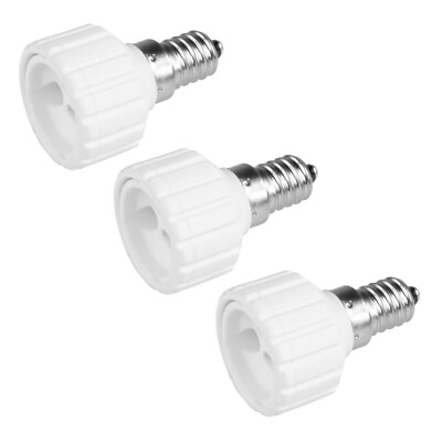 3x Lampensockel Adapter E14 auf GU10 Fassung Sockel Stecker Glühbirne Lampe LED