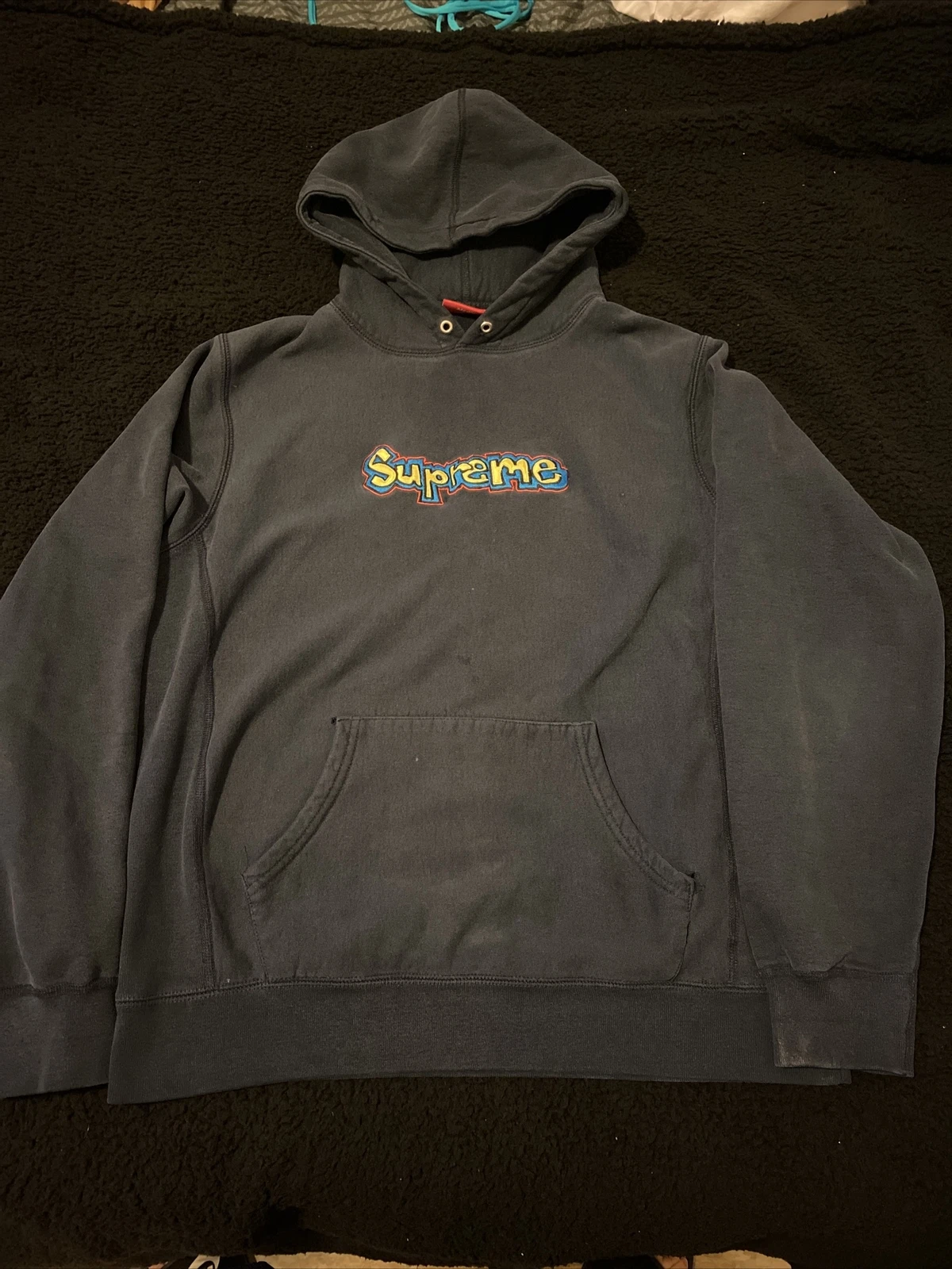 Sweat à capuche logo Supreme Gonz