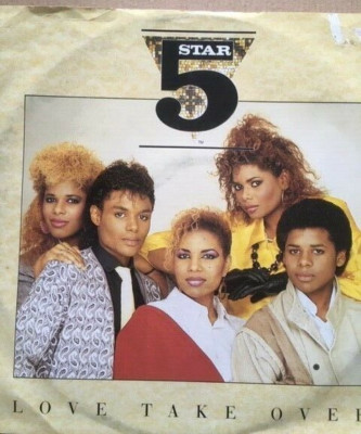 1985 5 FIVE STAR 12'' SINGLE - LOVE TAKE OVER - TENT RECORDS - PT40354
