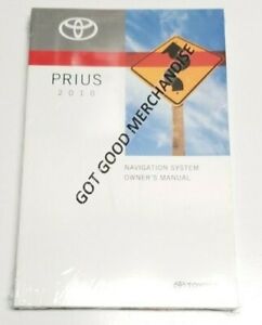 2010 TOYOTA PRIUS NAVIGATION SYSTEM OWNERS MANUAL GUIDE GENUINE FACTORY