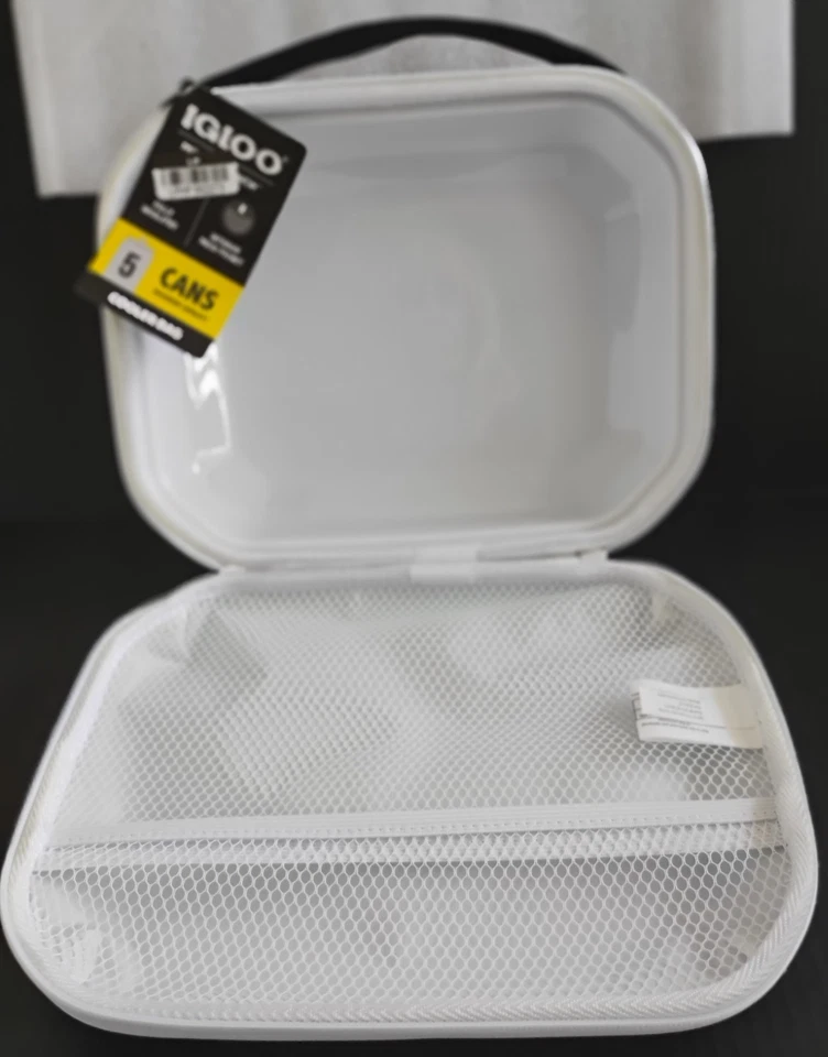 Сумка-холодильник для вертикального обеда IGLOO Maxcold (черная/белая) 5 банок максимальная емкость - Изображение 4 из 4