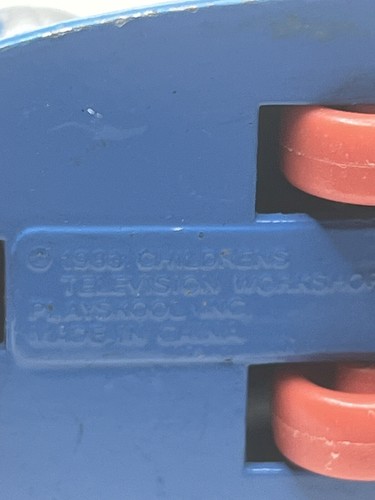 1983 Playskool Childrens Television Sesame Street Diecast Car Blue Grover AS IS - Picture 9 of 24