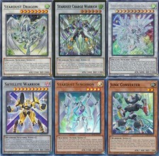 Yugioh Yusei Fudo 2024 Mazzo Tiro Maestosa Stella Drago Accel Synchro Polvere di Stelle