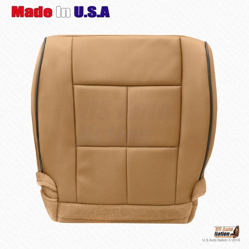 2011 2012 Lincoln Navigator Driver Passenger Perforated Vinyl Seat Cover Canyon - Picture 2 of 19