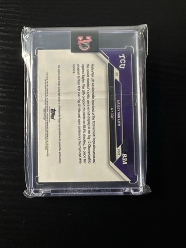 Hailey Van Lith Auto /99 RC 2024 Bowman U Now Chicago Sky WNBA Rookie TCU 🔥 - Picture 7 of 7