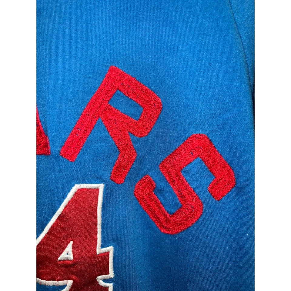 Camisa De Colección Descente Stars Team #14 Azul Rojo Diseño Rara Años 80 Años 70 Mediana Foto 4 de 4