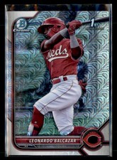 2022 Bowman Chrome #BCP-179 Leonardo Balcazar Prospects Mojo Refractor