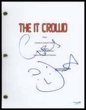 Chris O'Dowd "The IT Crowd" AUTOGRAPH Signed 'Roy' Pilot Episode Script ACOA