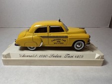 Solido 1950 Chevrolet Taxi Cab Checker Cab 1:43 Diecast #4509