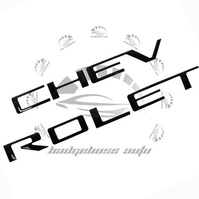 #ad #ad 3D Raised Tailgate Letters 19 25 For Silverado 1500 2500HD 3500HD Insert Emblems $19.99