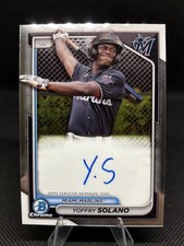 2024 Bowman Chrome - Yoffry Solano #CPA-YS Miami Marlins - AUTO