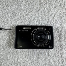 Samsung DualView DV100 16.1MP 5x Zoom Digital Camera Tested Working No Battery