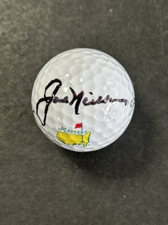 Jack Nicklaus Signed Titleist 3 Masters Golf Ball AUTO JSA LOA