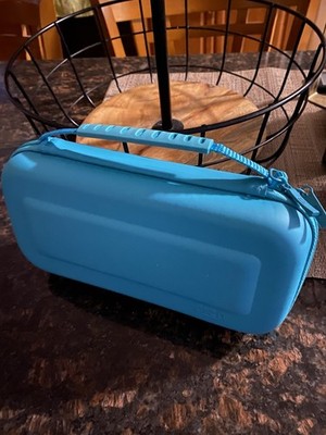 Nintendo Switch Lite Turquoise W/ Case & 128GB Sandisk MicroSD Card Used-LikeNew