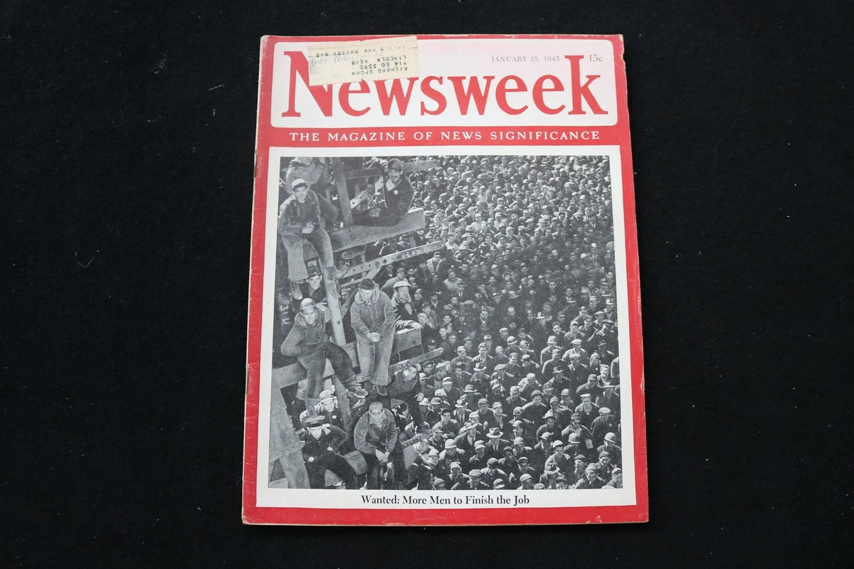 Newsweek Magazines 1940-1979 for sale | eBay