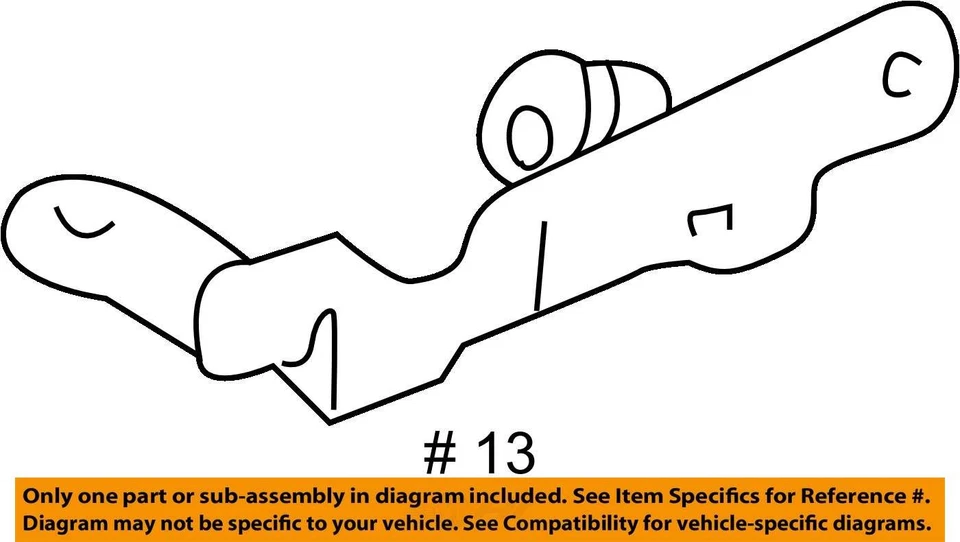2000-2003 CHEVROLET IMPALA MONTE CARLO КРОНШТЕЙН HTR & BLO MTG 52479594 - НОВЫЙ OEM - Изображение 3 из 3