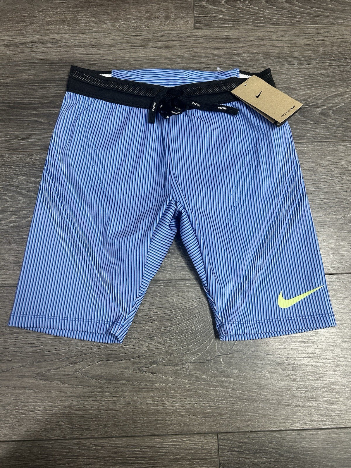 Nike Men’s AeroSwift Dri-Fit ADV Half Tights Baby Blue Size Medium