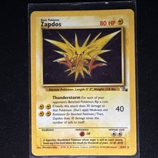 Pokemon 15/62 - Zapdos - Fossil Set - Holo - NM/LP on eBay