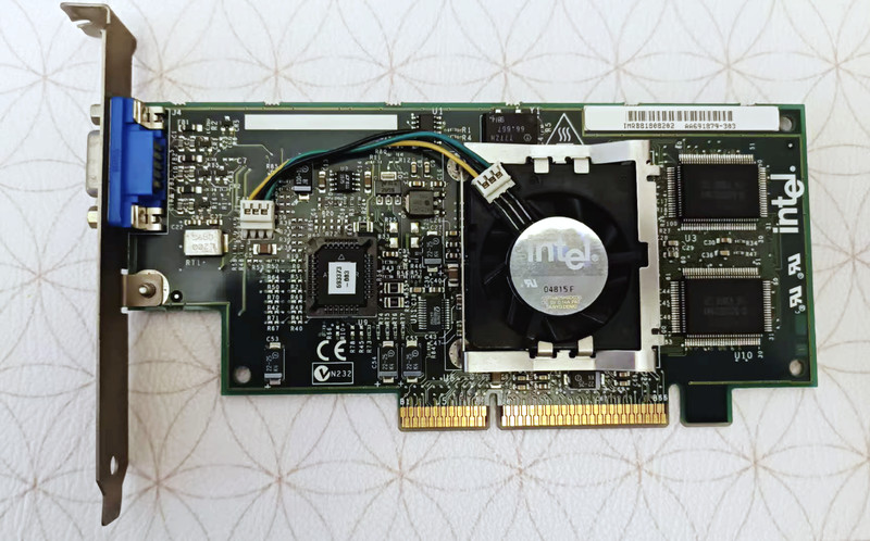 Intel i740 Intel first generation 3D graphics card, original graphics card