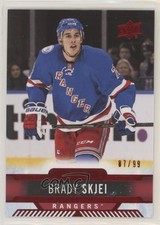 2017-18 Upper Deck Overtime Red Foil 87/99 Brady Skjei #4 fm0