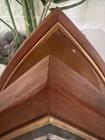 Pair of mid-century modern cathedral arch mirrors with beveled glass — photo 6