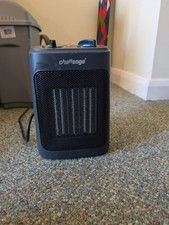 Challenge 2KW Portable Electric Thermostat Heater Black Ceramic Fan