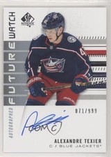 2019-20 SP Authentic Future Watch Rookies 71/999 Alexandre Texier #182 Auto 7b5